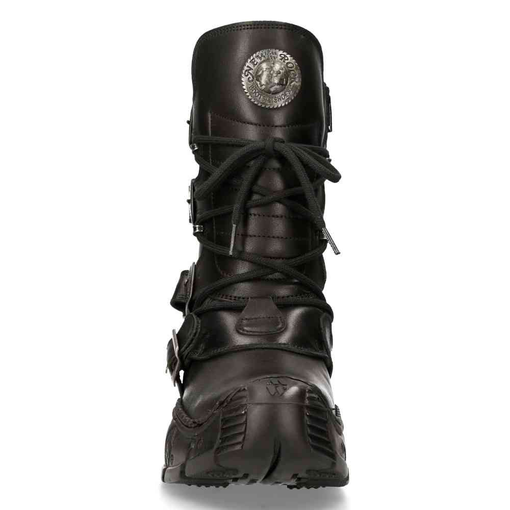 New Rock - MIMPACT013S1 Plateau Laarzen - Zwart